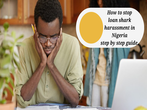 How to stop loan shark harassment in Nigeria step by step guide.